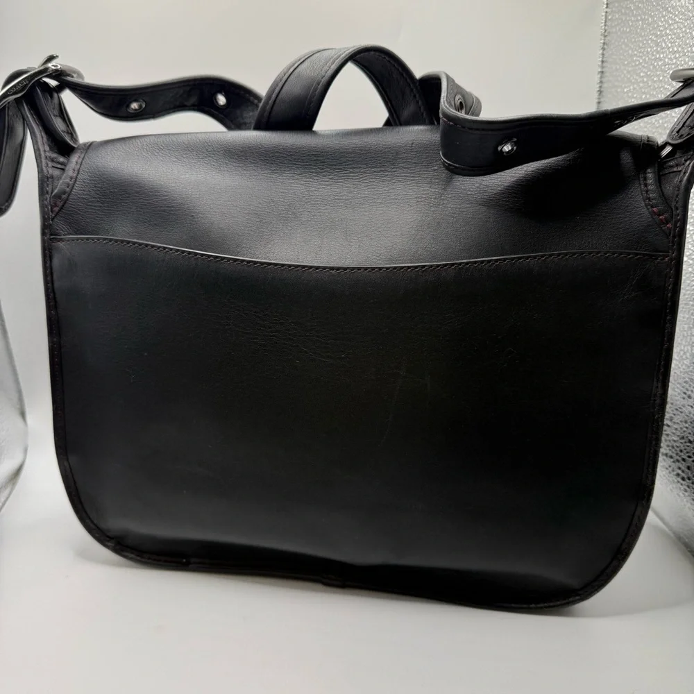 Coach Limited Edition 75th Anniversary 1941 Legacy Saddle Bag Black With DustBag